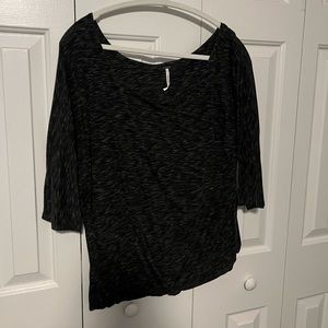 Free People 3/4 sleeve shirt